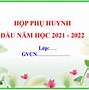 Họp Phụ Huynh Đầu Năm Ppt Violet